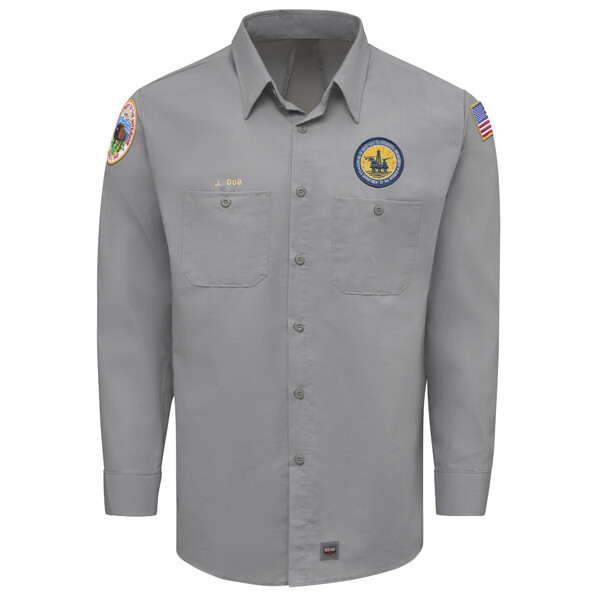 [SX10GY] Men's Long Sleeve Work Shirt with MIMIX®