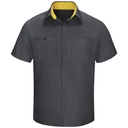 Men's Short Sleeve Performance Plus Shop Shirt With Oilblok Technology