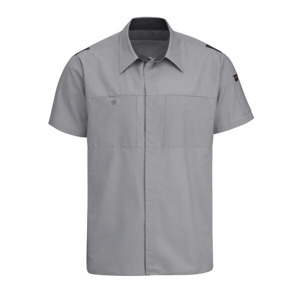 Men's Short Sleeve Performance Plus Shop Shirt With Oilblok Technology