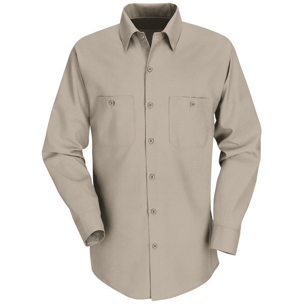 [SP14KK] Men's Long Sleeve Industrial Work Shirt