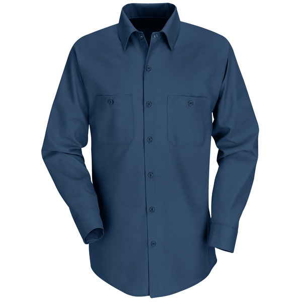 Men's Long Sleeve Industrial Work Shirt