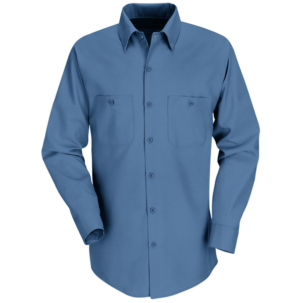 [SP14PB] Men's Long Sleeve Industrial Work Shirt