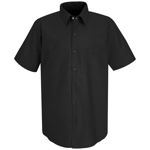 [SP24BK] Men's Short Sleeve Industrial Work Shirt