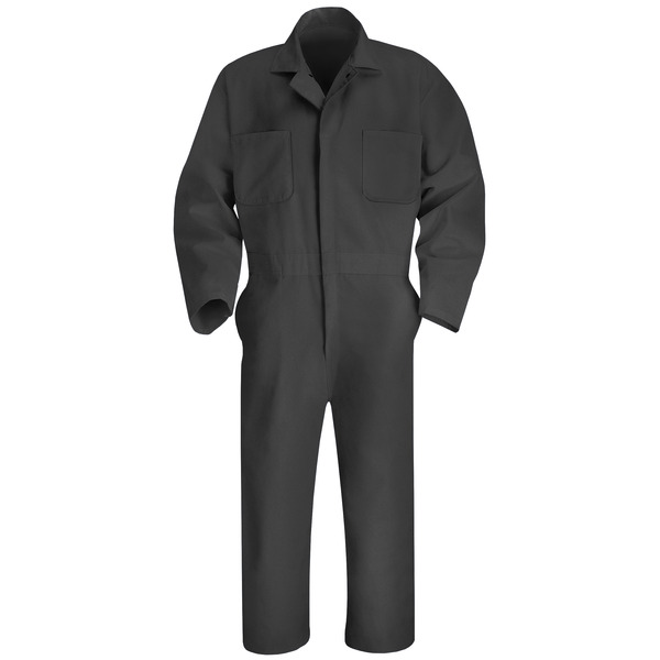 Twill Action Back Coverall with Chest Pockets