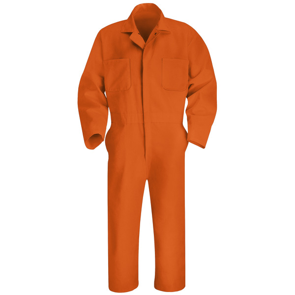 Twill Action Back Coverall with Chest Pockets