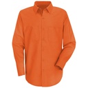 Men's Long Sleeve Wrinkle-Resistant Cotton Work Shirt