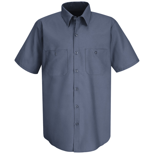 [SC40PB] Men's Short Sleeve Wrinkle-Resistant Cotton Work Shirt