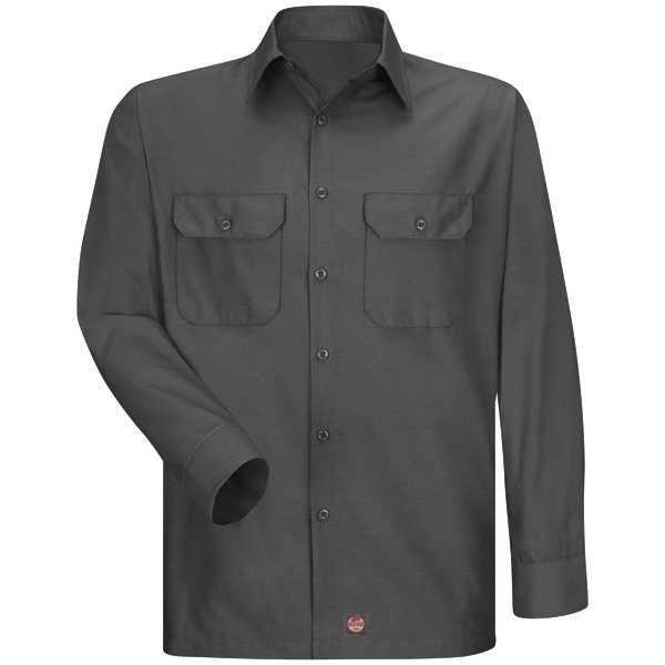[SY50CH] Men's Long Sleeve Solid Rip Stop Shirt