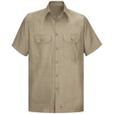 Men's Short Sleeve Solid Rip Stop Shirt