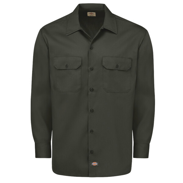 Men's Long-Sleeve Traditional Work Shirt