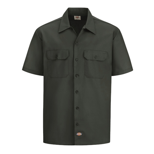 Men's Short-Sleeve Traditional Work Shirt