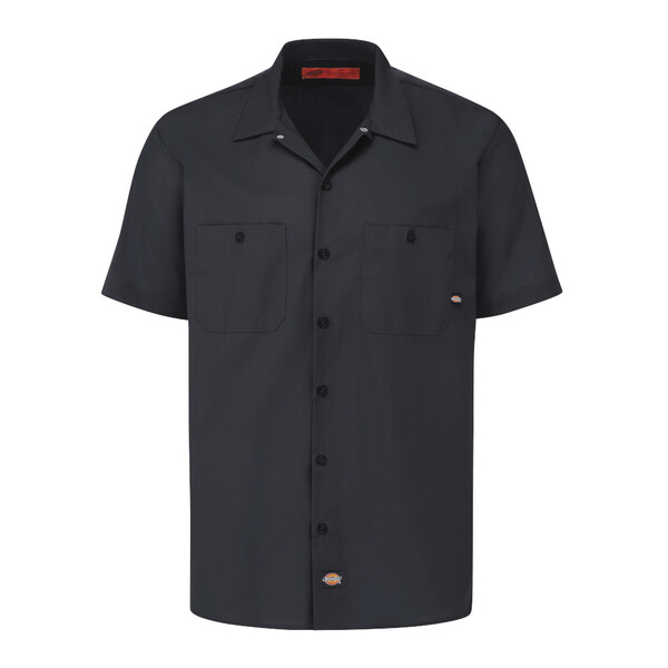 [S535BK] Men's Industrial Short-Sleeve Work Shirt