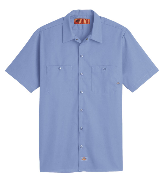 Men's Industrial Short-Sleeve Work Shirt