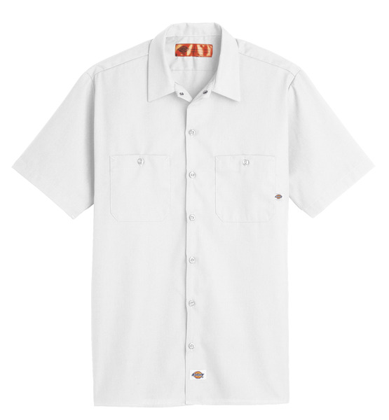 Men's Industrial Short-Sleeve Work Shirt