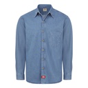 Men's Denim Long-Sleeve Work Shirt