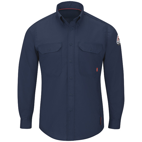 [QS26NV] iQ Series® Men's Midweight Comfort Woven Shirt (S)