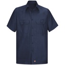 Men's Short Sleeve Solid Rip Stop Shirt