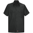 Men's Short Sleeve Solid Rip Stop Shirt