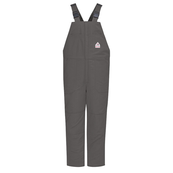 [BLC8GY] Men's Midweight Excel FR® ComforTouch® Deluxe Insulated  Bib Overall with Leg Tab (XS)