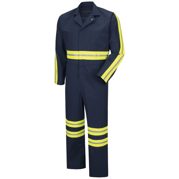 [CT10EN] Enhanced Visibility Twill Action Back Coverall (XS)
