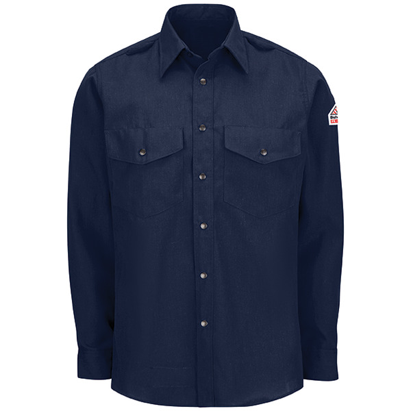 [SNS2NV] Men's Lightweight Nomex FR Snap-Front Shirt (S)