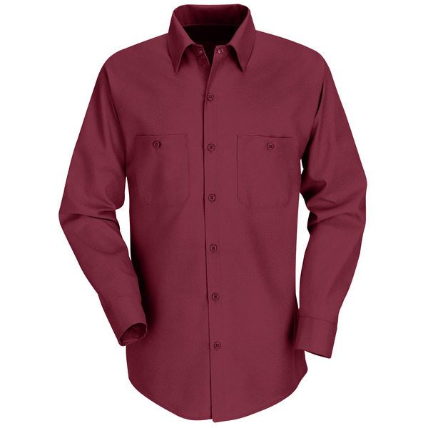 [SP14BY] Men's Long Sleeve Industrial Work Shirt (XS)