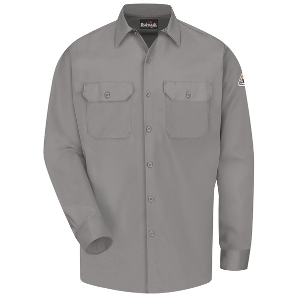 [SLW2GY] Men's Midweight Excel FR® ComforTouch® Work Shirt (XS)
